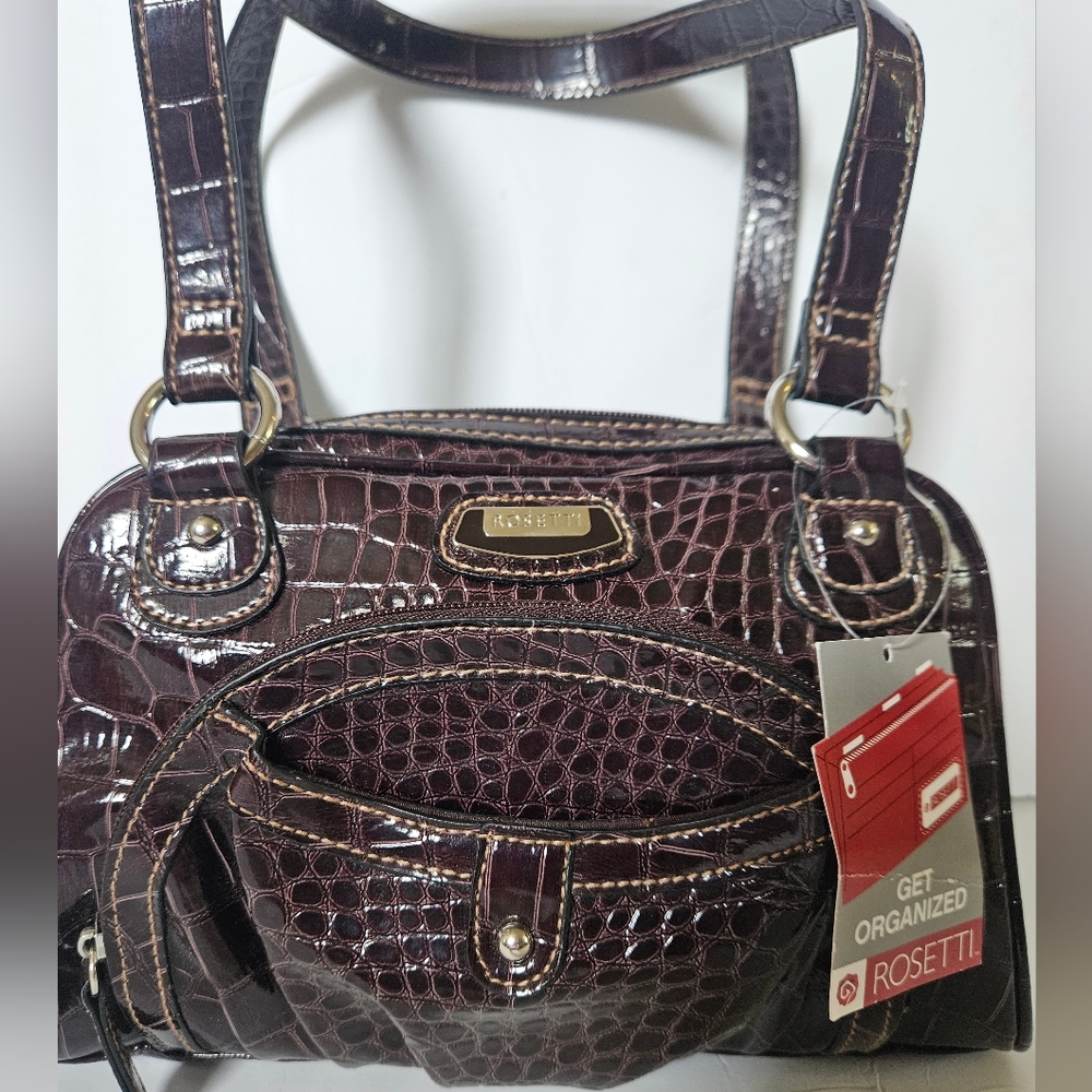 Rosetti Brown Mini Satchel Bag - Picture 4 of 9